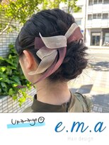 エマヘアデザイン(e.m.a Hair design)&nbsp;アップアレンジ