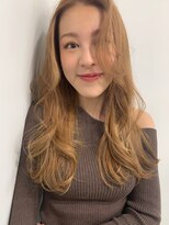 グランツ(hair design Granz) ブリーチ1回ハニーベージュ♪