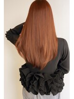 olu.hair新安城/髪質改善/ショート/白髪ぼかし/縮毛矯正【 9/7 NEW　OPEN（予定）】&nbsp;オレンジブラウンカラー