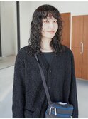 ロングデザインパーマ/スパイラルパーマ/顔まわりカット