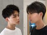 【土日・祝日でもOK!!】 メンズカット+シャンプー ¥4000