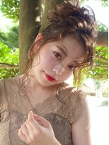 オヒアフォアプルメリア(OHIA for Plumeria)&nbsp;お団子×ヘアセット×ヘアアレンジ×オリーブベージュ