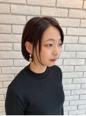 小顔ショートのおさまりボブ☆　30センチ以上カットしました！