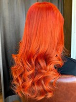 フリーク 石岡店(FREAK)&nbsp;全頭ブリーチ【オレンジ系】