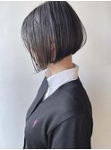 【morio 原宿】大人黒髪ミニボブ 前下がり 小原