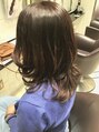 オーラビーヘアー(AURA b HAIR) ミディレイヤースタイル！ゆるく巻いてます♪