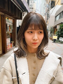 ルーカス(LUCAS) [くびれヘア]インナーフレーミングカラー