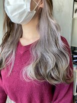 サクラ オモテサンドウ(SAKURA) イヤリングカラー インナーカラーグレージュ