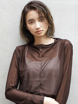 レッド(RED) ウェット無造作ボブ