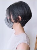 【morio 原宿】黒髪　ハンサムショート　前下がり　宮本