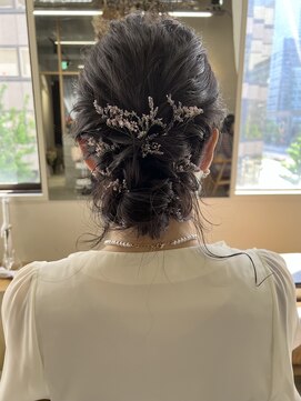 マロウ(mallow) 《花屋併設》パーティアレンジ/抜け感ヘア@20代30代40代