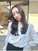 レイヤーカット　レイヤーロング　小顔カット
