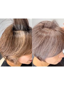 【池袋西口徒歩1分☆白髪ぼかし専門店】専門店ならではの白髪を活かすカラー技術で大人の魅力を引き出す！