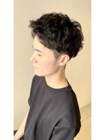 オウルヘアー(Owl hair)&nbsp;メンズパーマ/ピンパーマ/無造作スタイル/黒髪パーマ