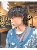 波巻きツイストスパイラルMIXウルフパーマ