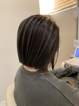 アドラーブル 長岡リバーサイド千秋店(adorable) 脱白髪染~ハイライトで作る立体感カラー