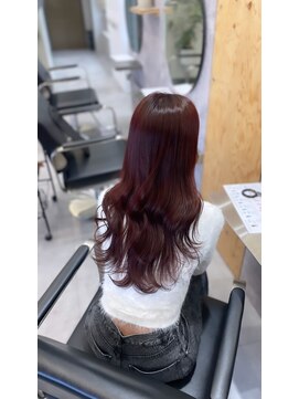 シェス 梅田(shes) ボルドーカラー