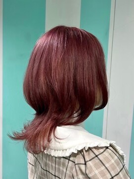 マティーナ ヘアー 池袋(Matina hair) 【ウルフ×ピンクパープル】20代30代40代50代