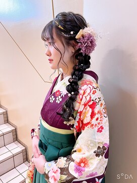 ヘアメイク ジェイエム サイド編み下ろし