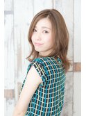 イメチェン/似合わせカット/フルバング/レッドブラウン/幡ヶ谷