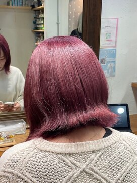 ロア 福岡天神本店(LORE) ダブルカラーベージュカラーケアブリーチカラーハイトーンカラー