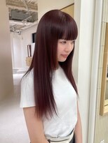 ニール 名古屋 伏見 丸の内(NEELU)&nbsp;【Neelu_hina】ブリーチなしダブルカラーで作るred brown