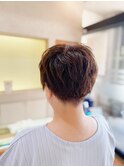 大人の刈り上げショート