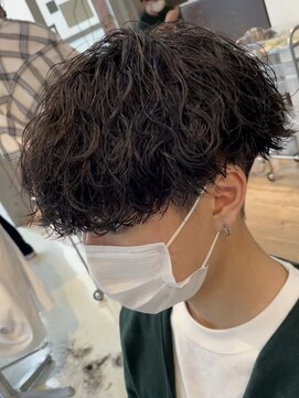 ツーダブルバイフィフス 茶屋町店(WW.. by fifth) 波巻きパーマツイストスパイラルパーマセンターパートマッシュ
