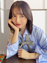 アイウィル(Ai WilL) 顔周りレイヤー　くびれ巻き　シースルーバング　ブラウンカラー