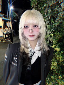 キイ 原宿 表参道(K.e.y) デザインカラー/エンドカラー/レイヤーカット/ウルフ