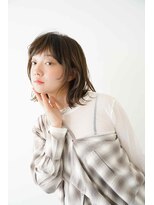 シェル 吉祥寺(shell) くびレイヤーエモージュグレージュカラーくびれショート/吉祥寺