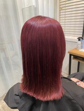 イロヘア 北岡崎店(ilo.hair) ぱっつん×ベリー系カラー