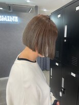 ザセカンドバイジャスミン(THE 2ND by JASMINE) フォギーグレージュ×ショートボブ