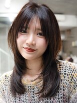 ホロン 池袋(HOLON)&nbsp;池袋HOLON【ハッシュカット/レイヤーカット/暗めカラー/前髪】