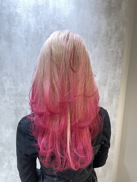 フィゼル あべのルシアス店(Aujua fizelle) レイヤーデザインカラー　＊佐藤　空