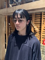 代々木上原美容室 メンズミディアムボブ