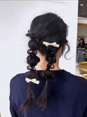 結婚式&ウエディングパーティー用韓国ヘアアレンジ　武蔵小杉