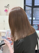 ニューヨークニューヨーク 阪急高槻店(NYNY)&nbsp;ブリーチなしダブルカラー透明感アッシュミルクティーベージュ