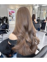 アルドーレフィエロ シンサイバシ(Ardore fiero shinsaibashi)&nbsp;ブリーチなしダブルカラーで作るミルキーベージュ♪