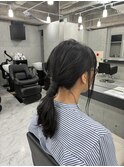 イメチェンスタイル/フルバング/似合わせカット/東銀座