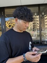 髪屋 紬&nbsp;メンズ/メンズパーマ/メンズカット/波巻きパーマ