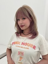 コア プラス 立川(COA PLUS)&nbsp;デザインカラーインナーハイトーンダブルカラー【井澤彩】