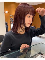 ヤイエ 青山店(yiye)&nbsp;赤系カラー/秋カラー/暖色系カラー/ケアカラー