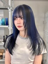 アドネ プライム(adne prime)&nbsp;深めブルー/ブロックデザインカラー