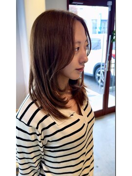 アン(un) レイヤーカット/ブラウン