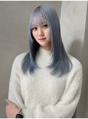 ブリーチ/クラゲヘアー/小顔に見せるヘア/ココアベージュ