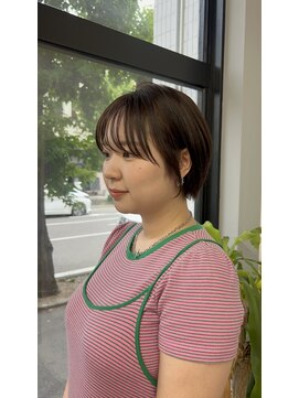 ソル(sol.) チョコレートブラウン×まるみショート