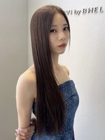 ビビバイベル(BiVi by BHEL)&nbsp;桑名ロング顔周りレイヤーカットハッシュカット透明感カラー学割