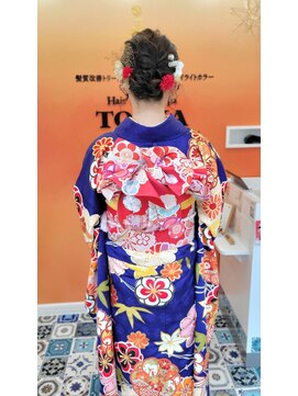 トウカ 南流山店(TOUKA) 成人式 ボブでもできるヘアセット