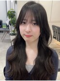 暗めすぎないアッシュブラウン